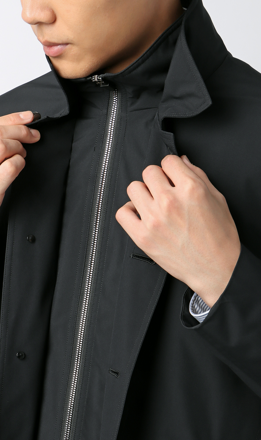 ドライビングコート【撥水加工】 ブラック S