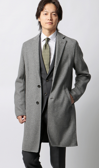 バルンケットコート【カシミヤ混】【ダブルフェイス】
