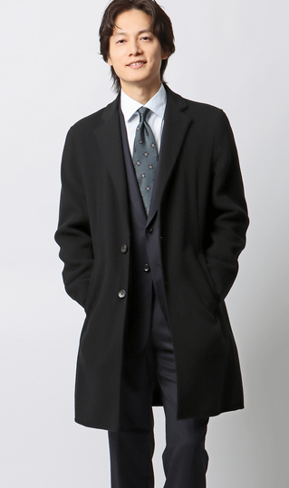 バルンケットコート【カシミヤ混】【ダブルフェイス】