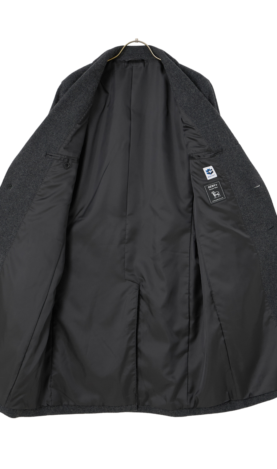 シングルチェスターコート【OZMY】【WEAR SHiFT】 チャコール S