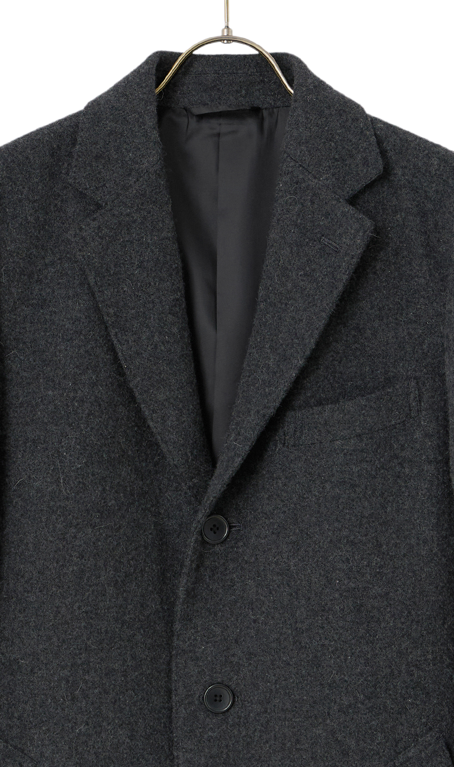 シングルチェスターコート【OZMY】【WEAR SHiFT】 チャコール S