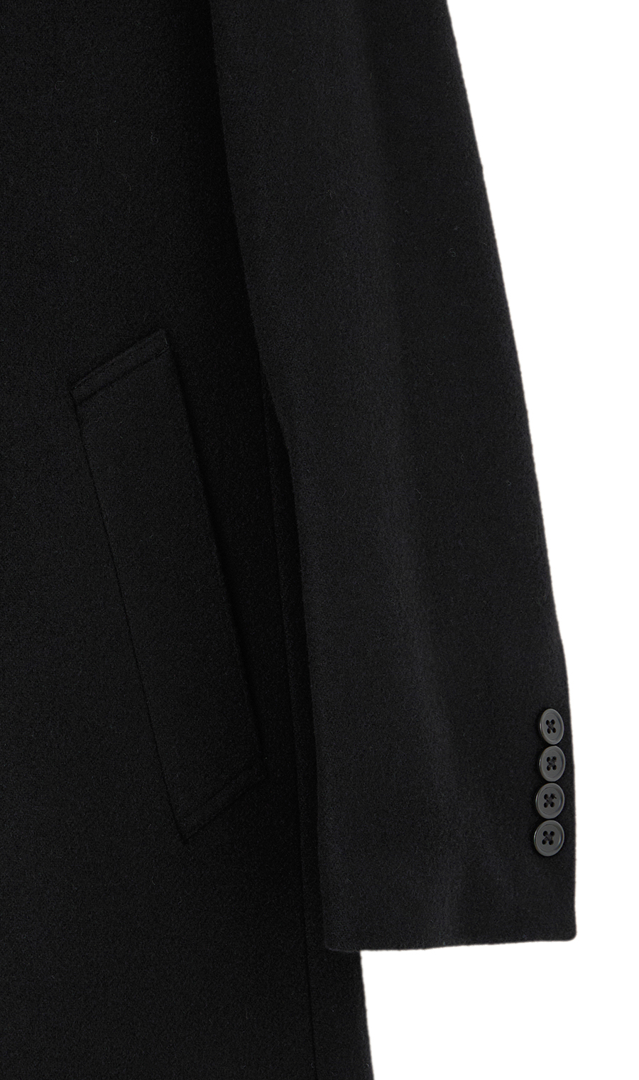シングルチェスターコート【OZMY】【WEAR SHiFT】 ブラック S