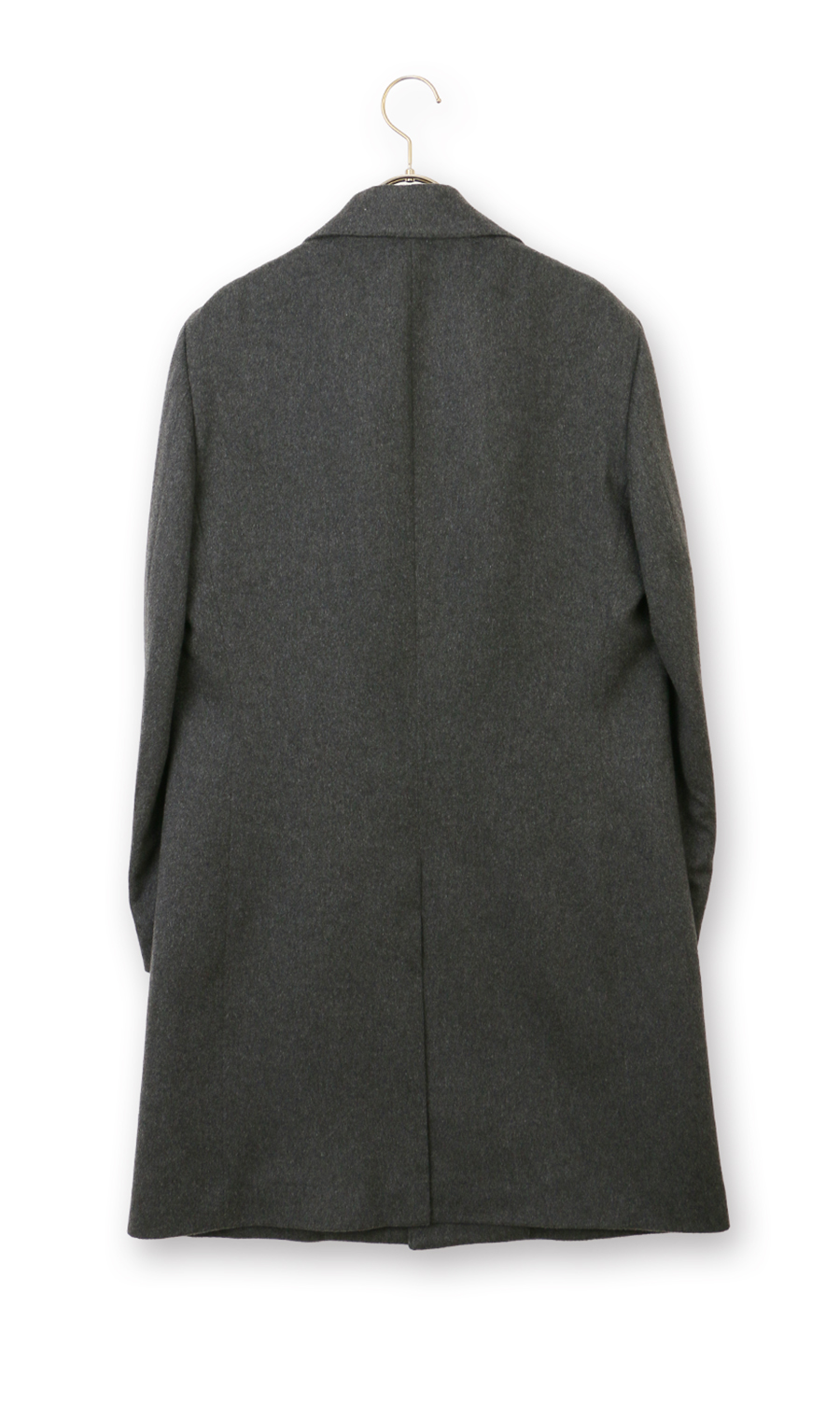 カシミヤチェスターコート【LUIGI COLOMBO】 チャコール S