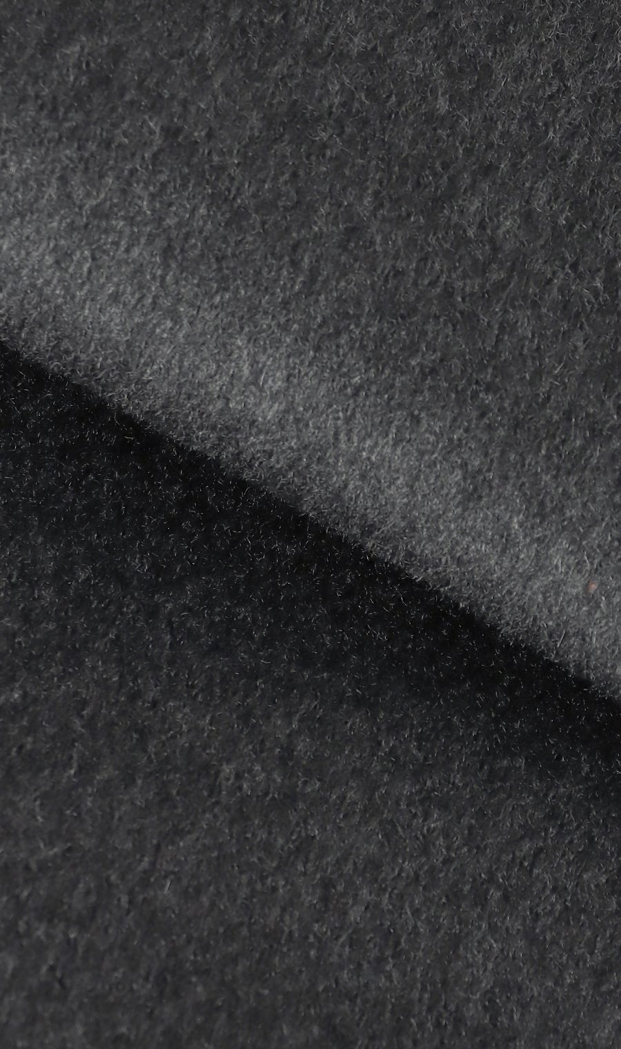 ロングシングルチェスターコート《カシミヤ》《LUIGI COLOMBO》 チャコール S