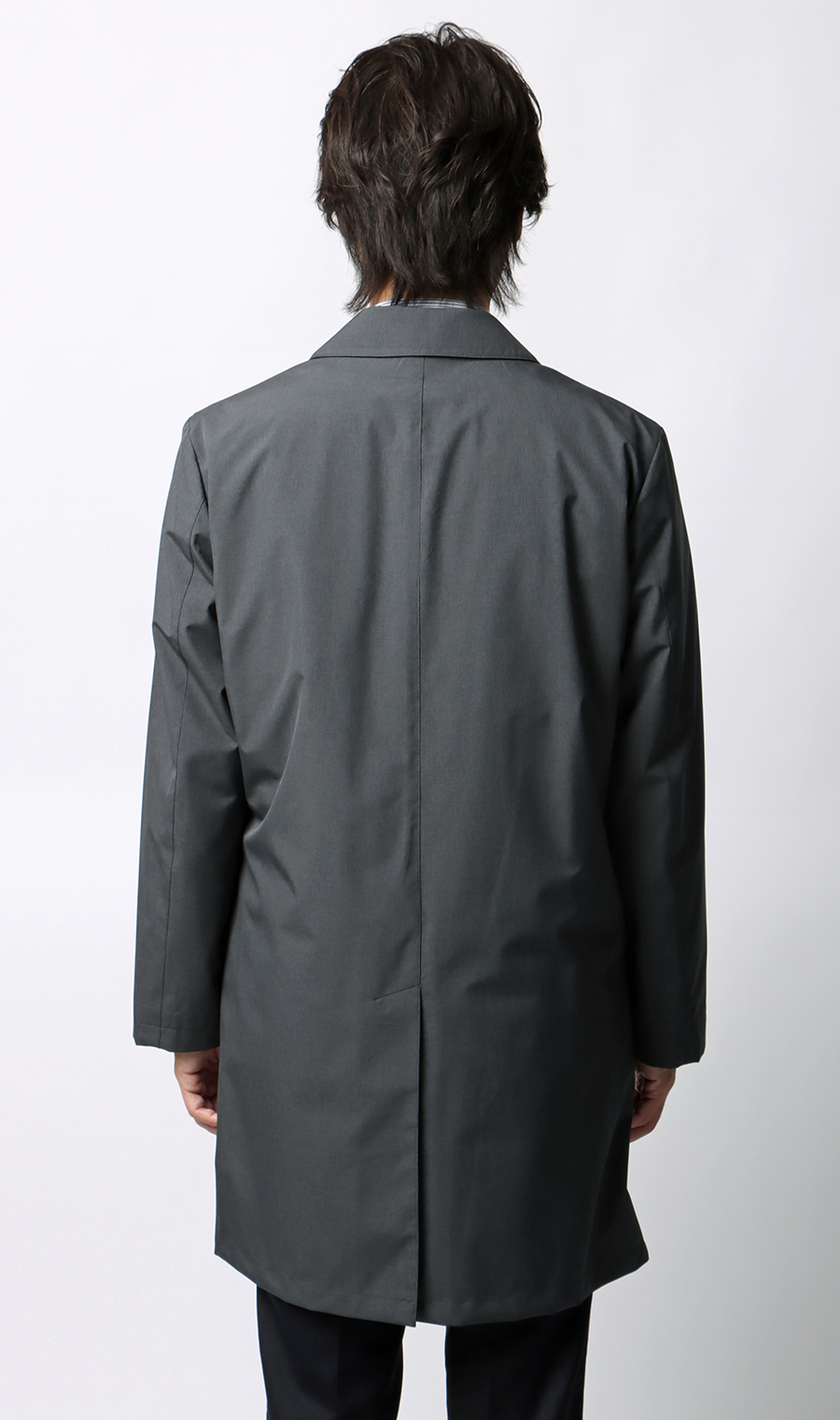 ダウンライナー付きチェスターコート【軽量】 グレー L