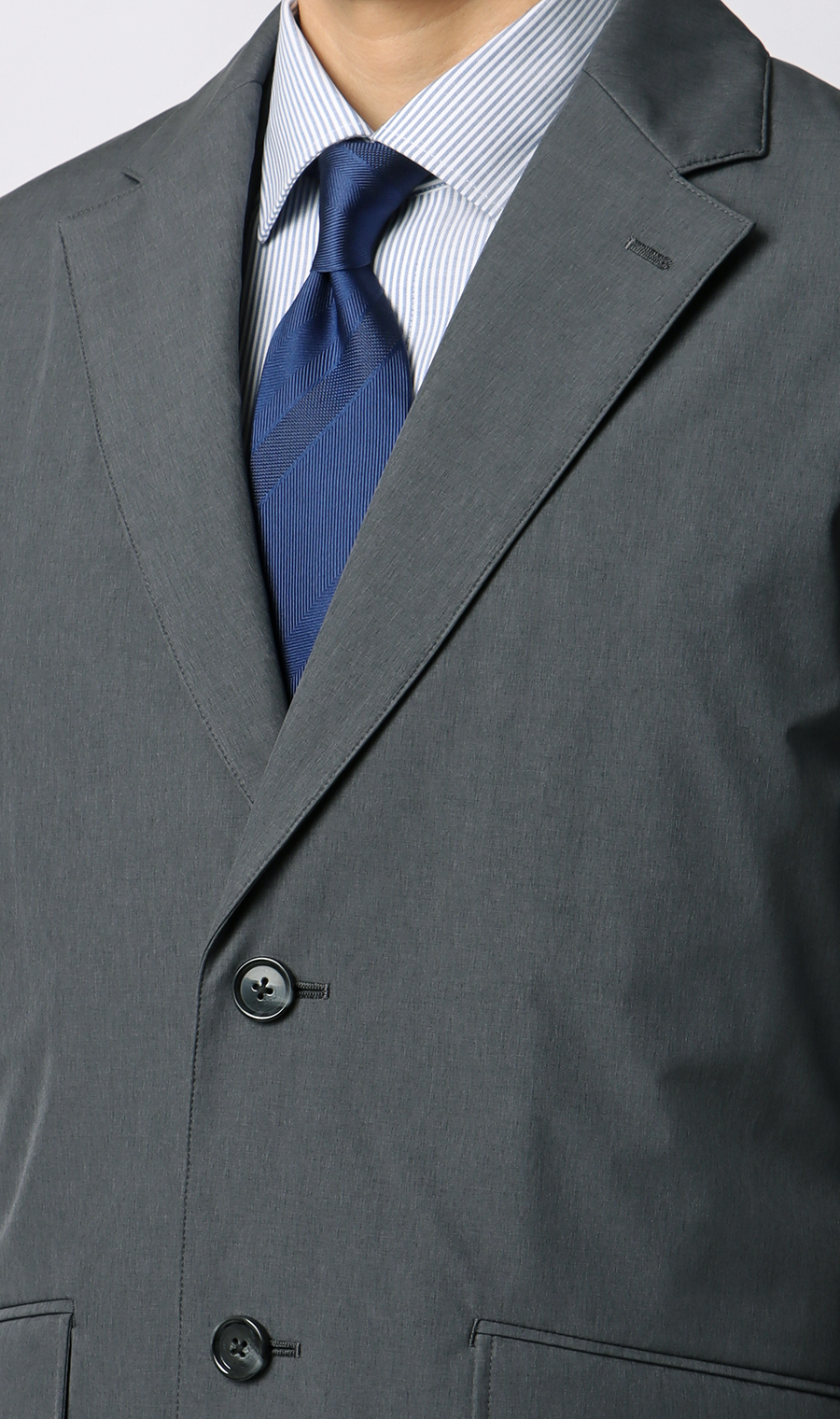 ダウンライナー付きチェスターコート【軽量】 グレー L