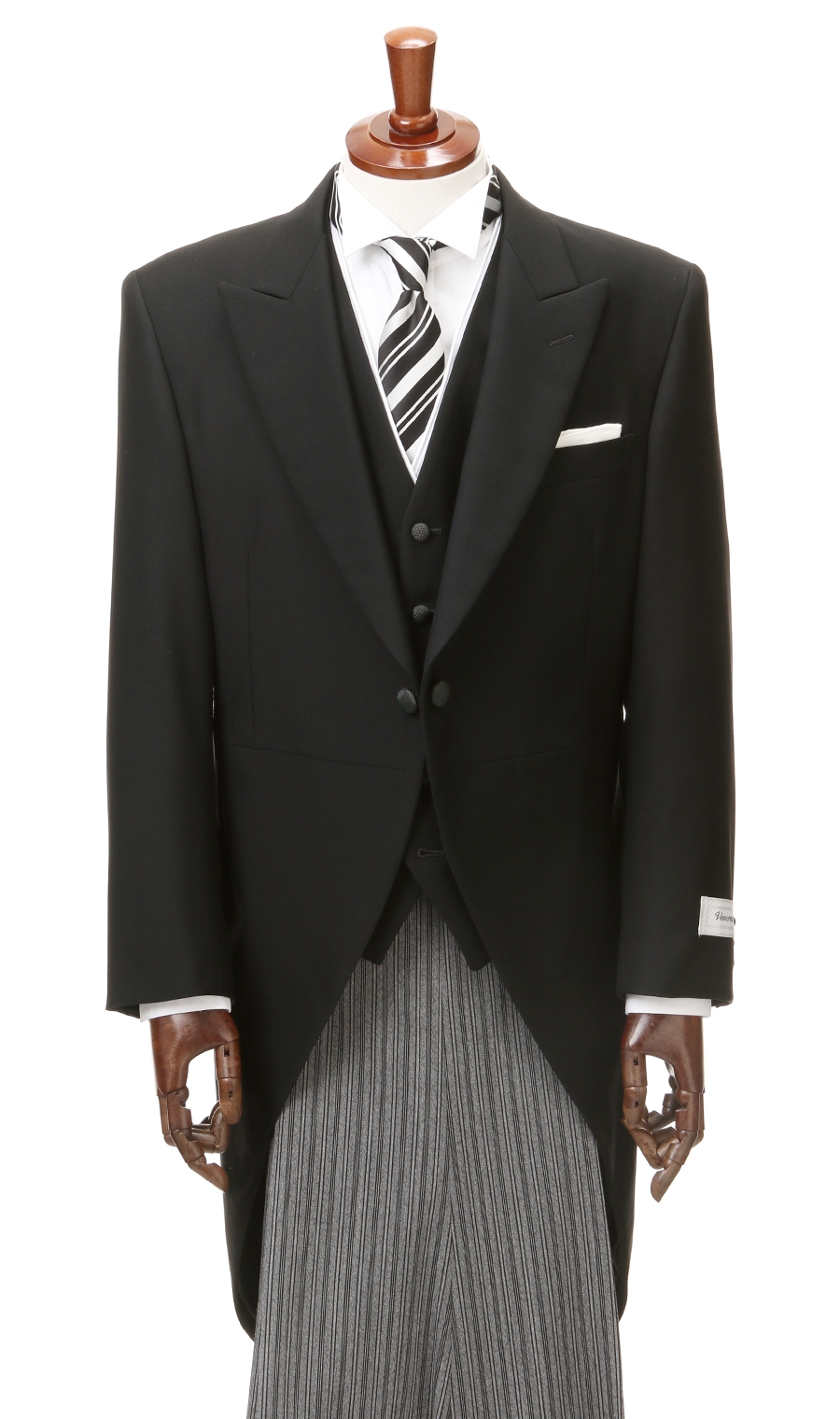 モーニングコート ブラック 体型:BE体(ゆったり型),号数（身長）:3号(160cm)