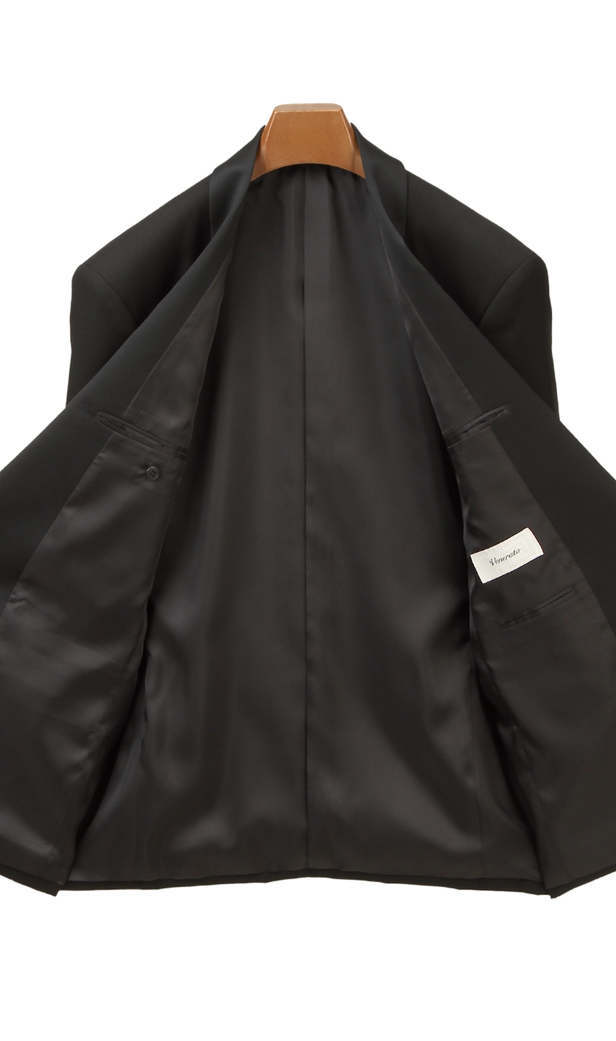 タキシード【キング&トール】 ブラック 体型:E体(大きいサイズ),号数（身長）:9号(190cm)