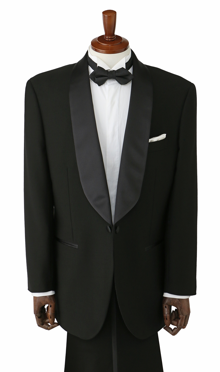 ショールカラータキシード【A/AB/BE体】 ブラック 体型:AB体(がっちり型),号数（身長）:5号(170cm)