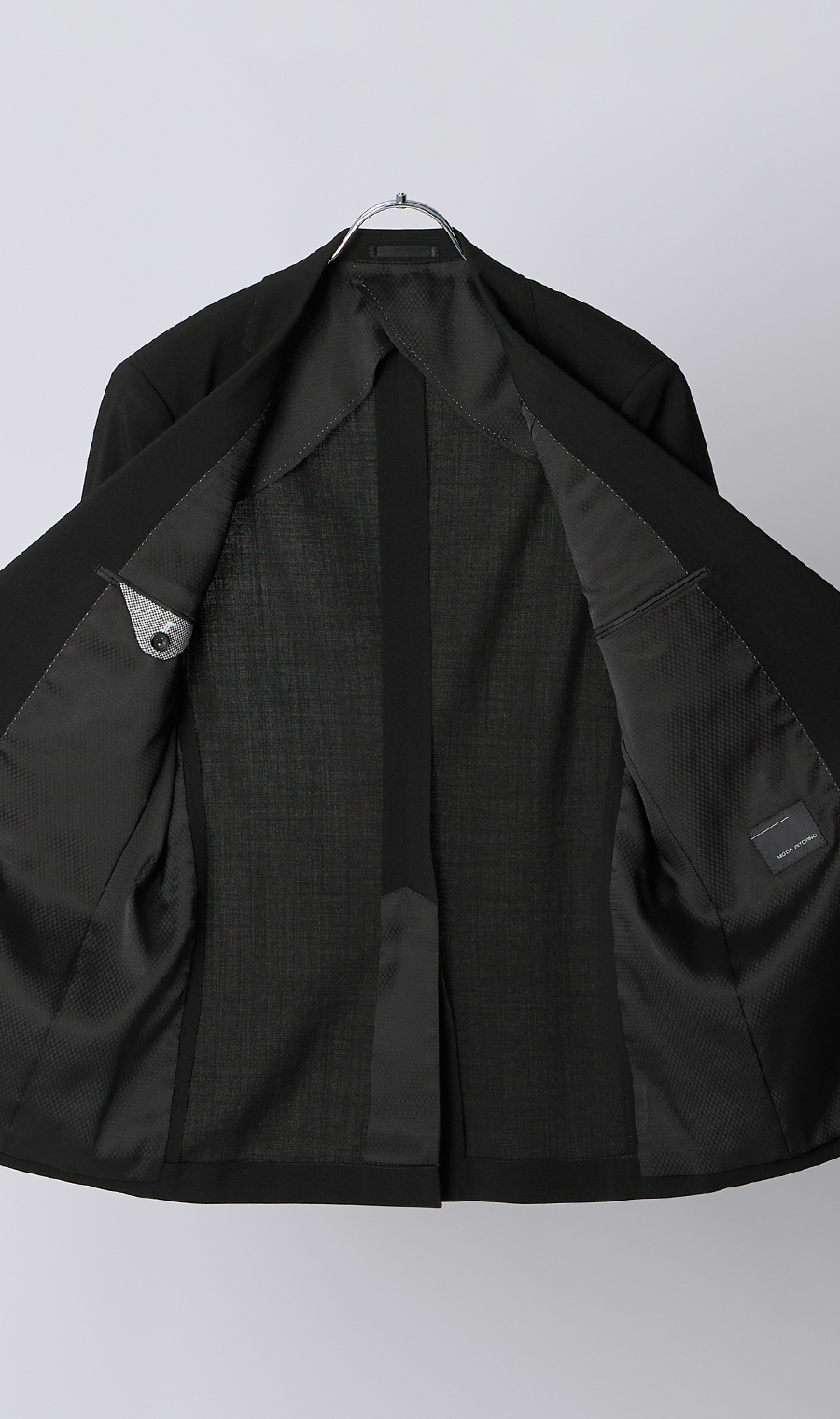 シングルスタイリッシュサマーフォーマル【YA体】 ブラック 体型:YA体(スリム型),号数（身長）:5号(170cm)