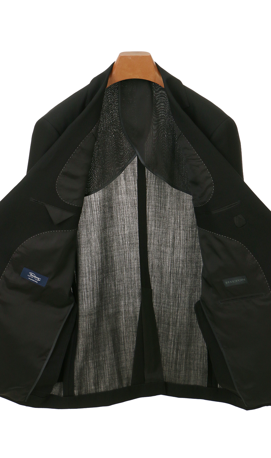 シングルスタイリッシュサマーフォーマル【A/AB/BE体】【COOL TYPE】【濃染加工】 ブラック系 体型:YA体(スリム型),号数（身長）:7号(180cm)
