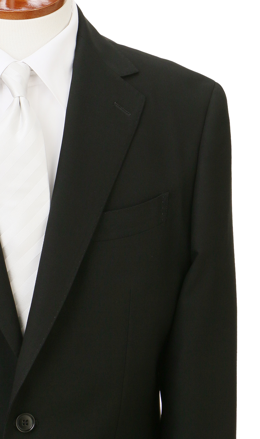 シングルスタイリッシュサマーフォーマル【A/AB/BE体】【COOL TYPE】【濃染加工】 ブラック系 体型:YA体(スリム型),号数（身長）:7号(180cm)