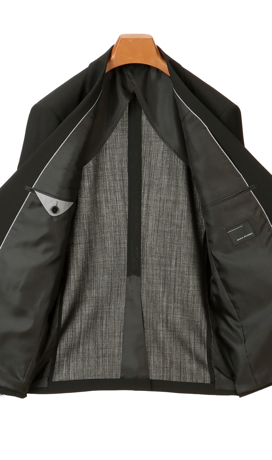 シングルスタイリッシュサマーフォーマル【清涼】 ブラック 体型:YA体(スリム型),号数（身長）:5号(170cm)