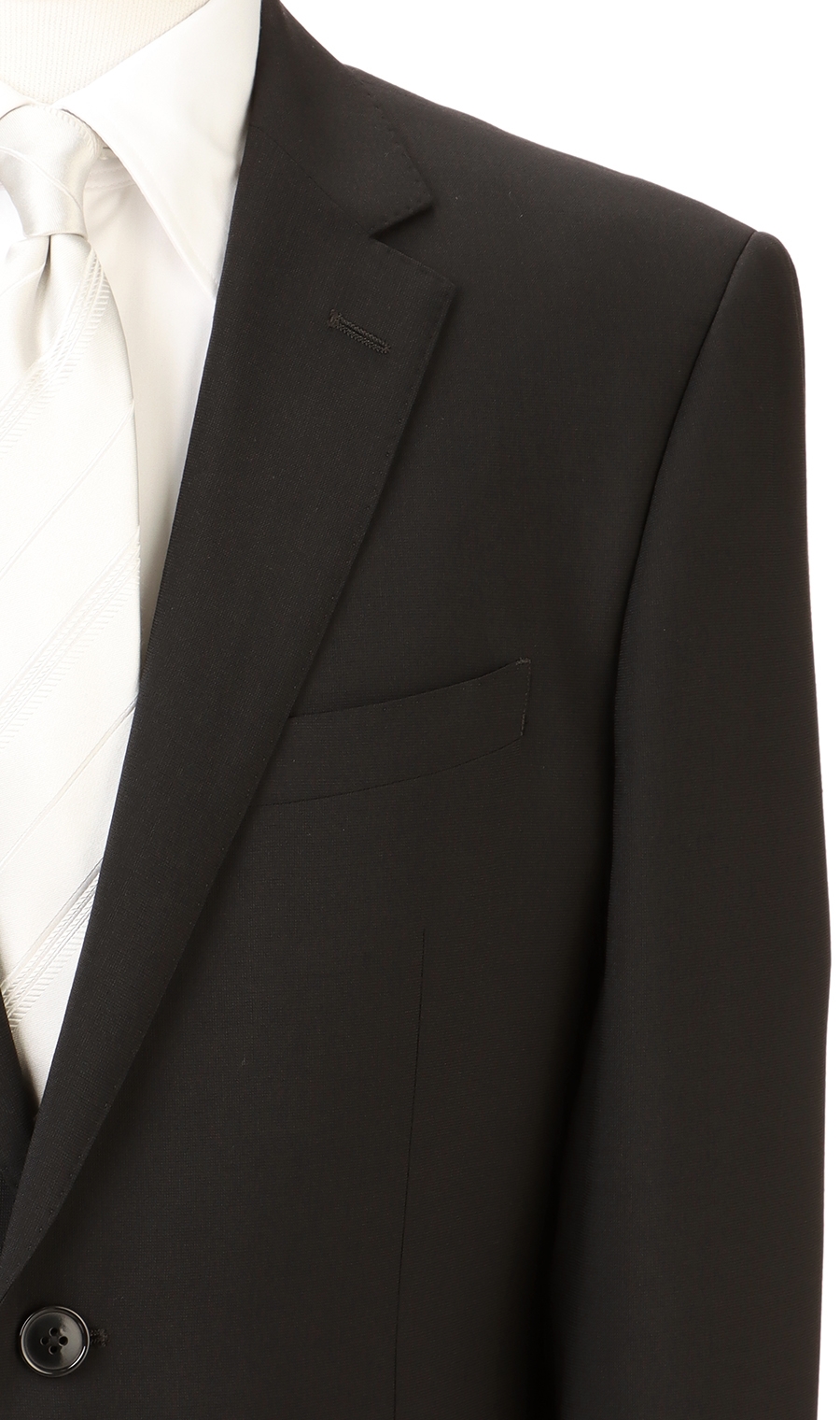 シングルスタイリッシュサマーフォーマル【清涼】 ブラック 体型:YA体(スリム型),号数（身長）:5号(170cm)