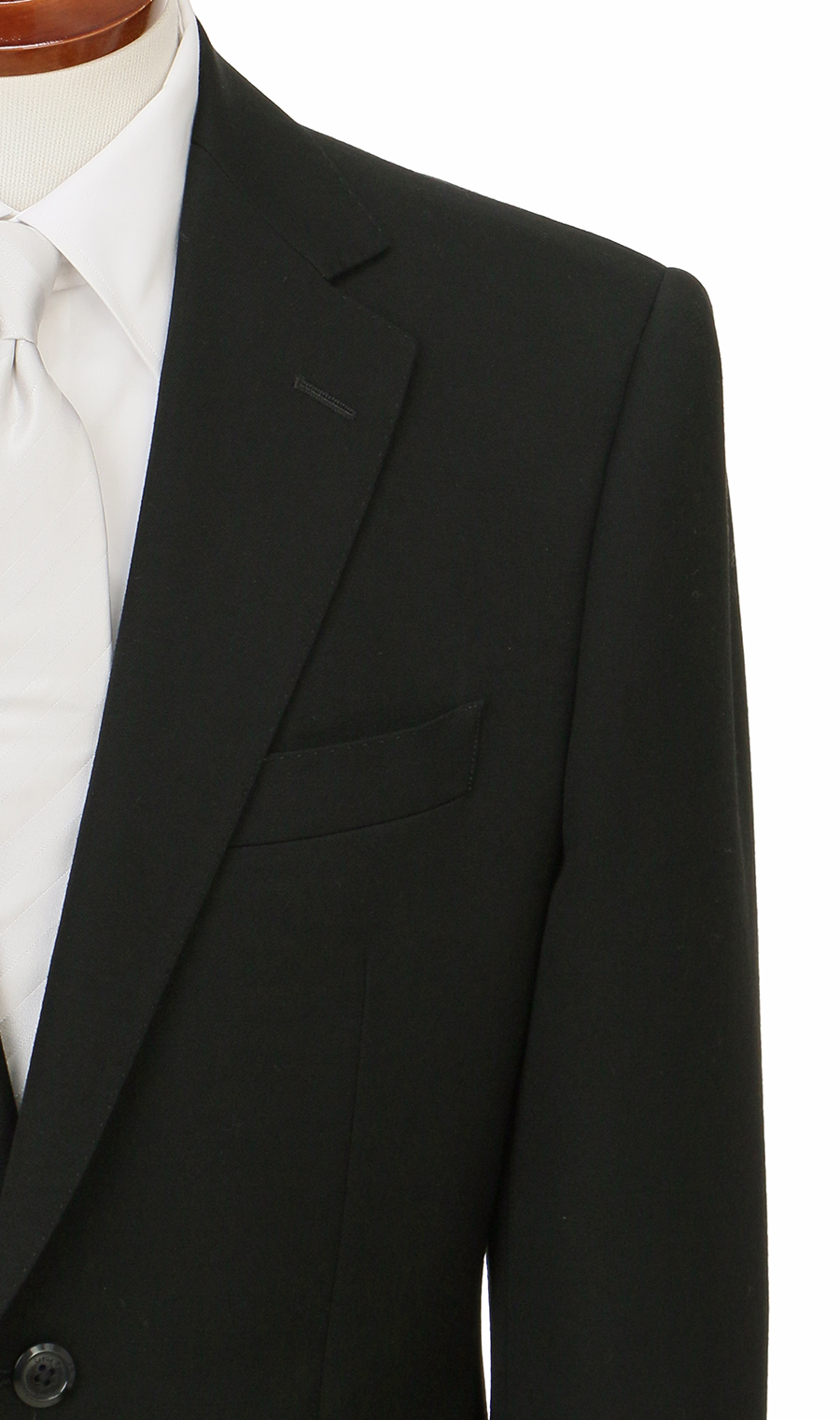 シングルスタンダードフォーマル【DORMEUIL】【A体】【AB体】【BE体】 ブラック 体型:AB体(がっちり型),号数(身長):7号(180cm)