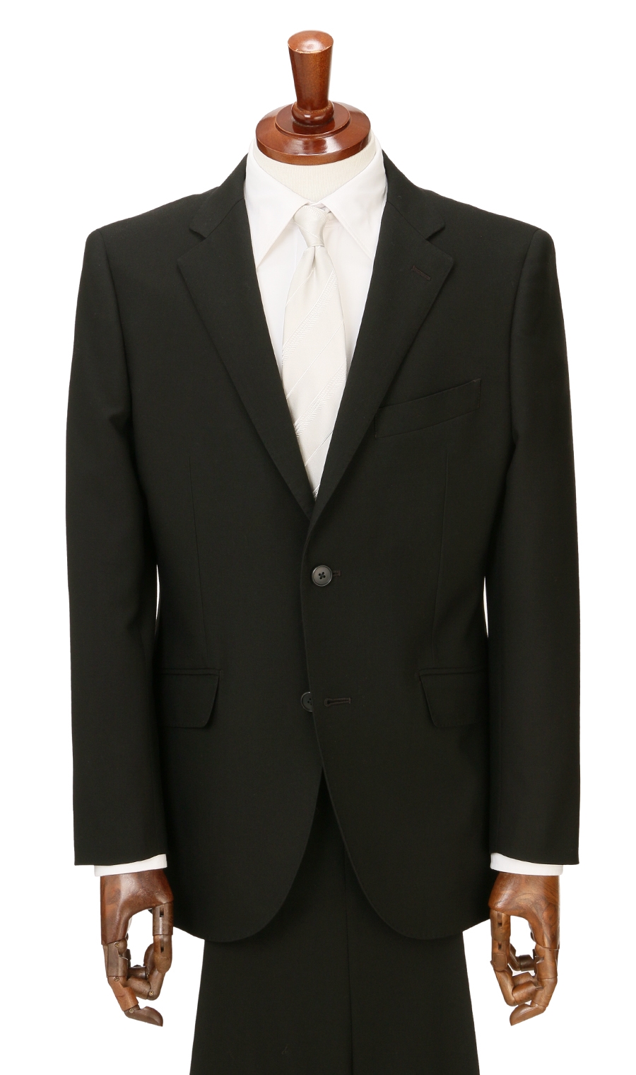 スタンダードフォーマル《シングル》 ブラック 体型:BE体(ゆったり型),号数（身長）:4号(165cm)