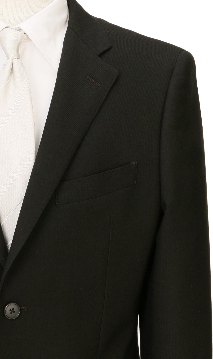 スタンダードフォーマル《シングル》 ブラック 体型:BE体(ゆったり型),号数（身長）:4号(165cm)