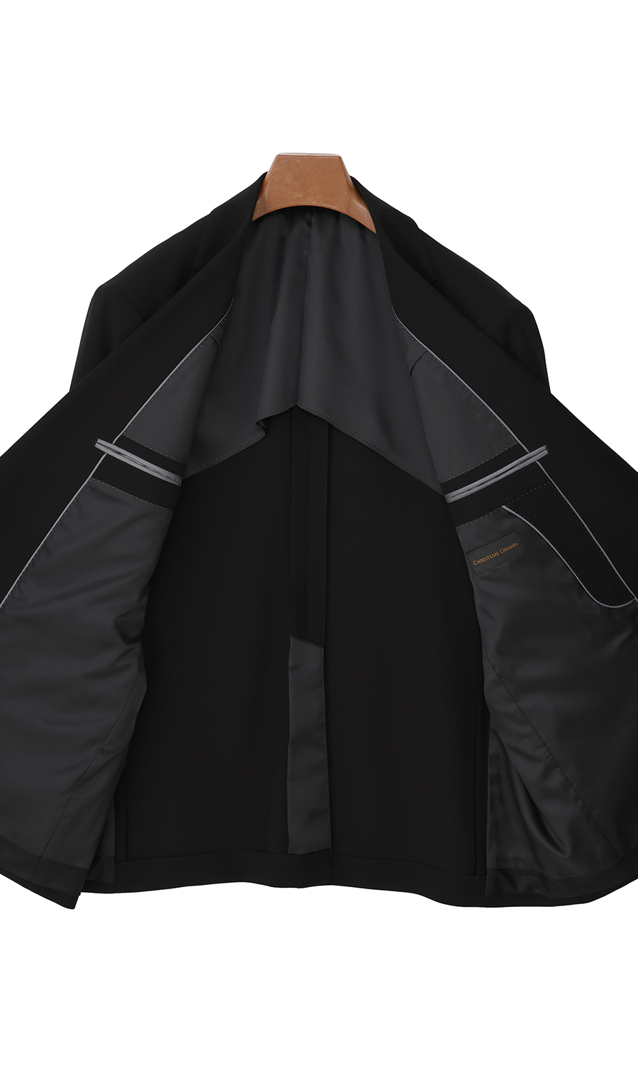 シングルスタンダードフォーマル【E/K体】【キング&トール】【Plastics Smart】 ブラック 体型:E体(大きいサイズ),号数(身長):4号(165cm)