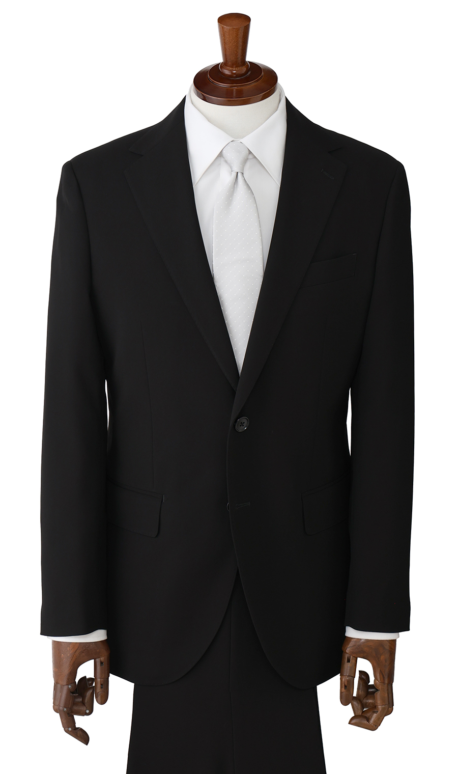 シングルスタンダードフォーマル【YA/A/AB/BE体】【Plastics Smart】 ブラック 体型:YA体(スリム型),号数（身長）:7号(180cm)