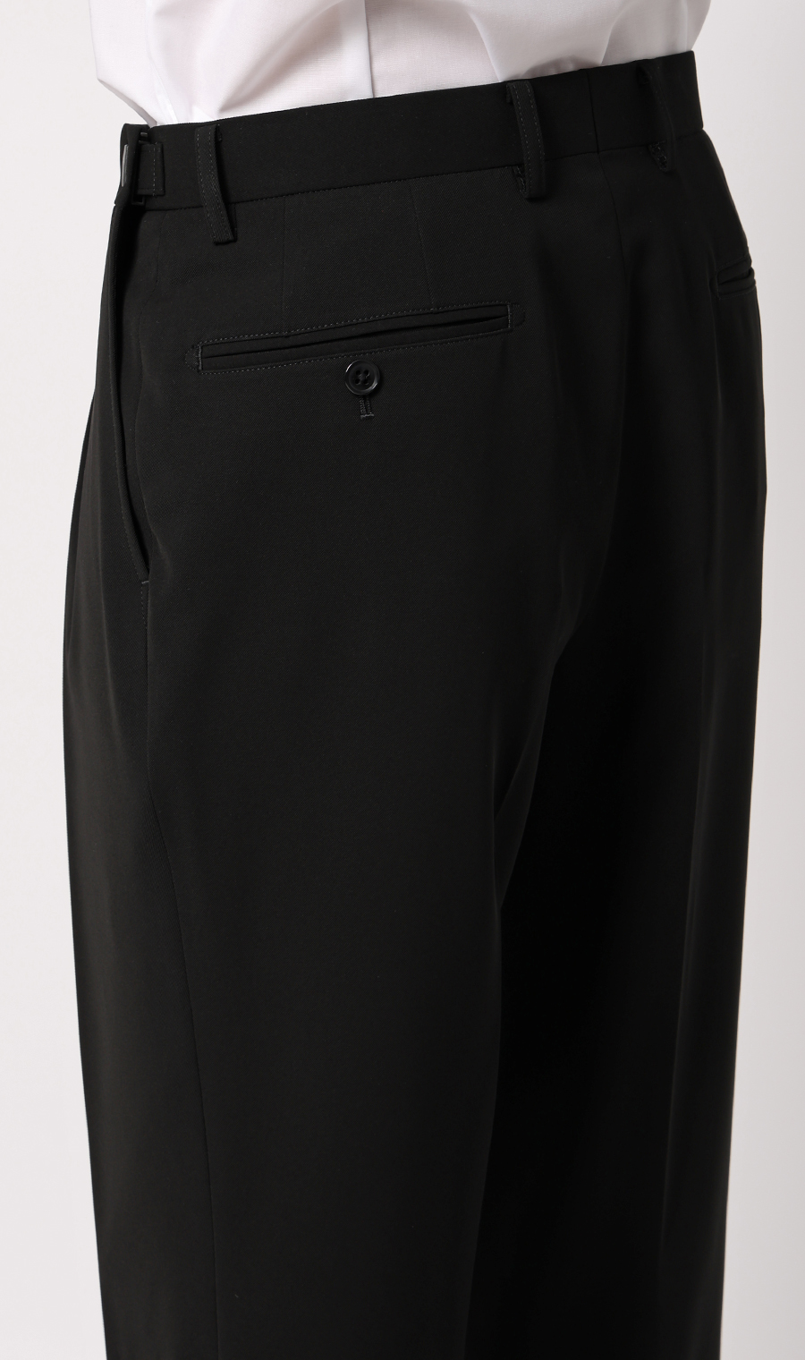 シングルスタンダードフォーマル【YA/A/AB/BE体】【Plastics Smart】 ブラック 体型:YA体(スリム型),号数（身長）:7号(180cm)