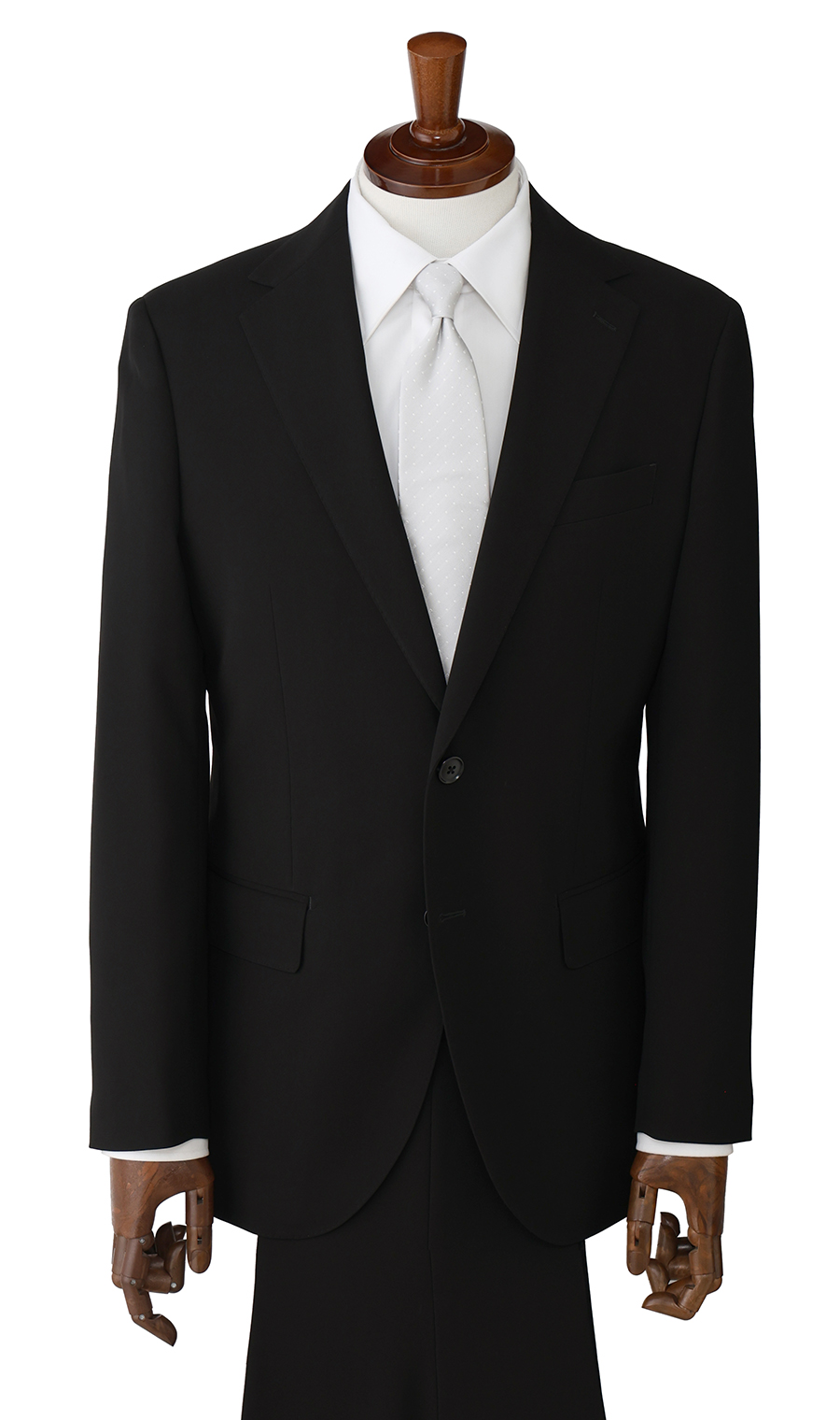 シングルスタンダードフォーマル【YA/A/AB/BE体】【Plastics Smart】 ブラック 体型:YA体(スリム型),号数（身長）:7号(180cm)