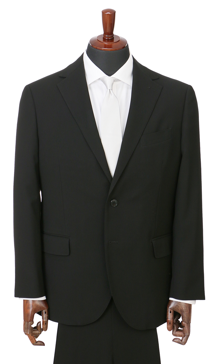 シングルスタンダードフォーマル【E/K体】【キング&トール】【Plastics Smart】 ブラック 体型:K体(大きいサイズ),号数（身長）:5号(170cm)