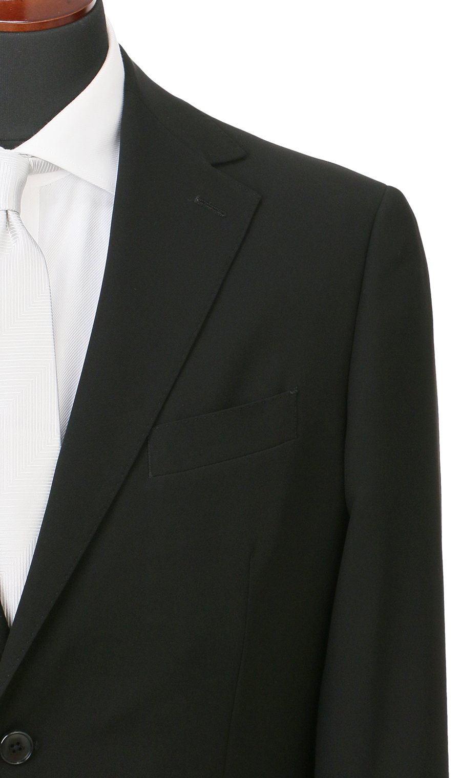 シングルスタンダードフォーマル【E/K体】【キング&トール】【Plastics Smart】 ブラック 体型:K体(大きいサイズ),号数（身長）:5号(170cm)