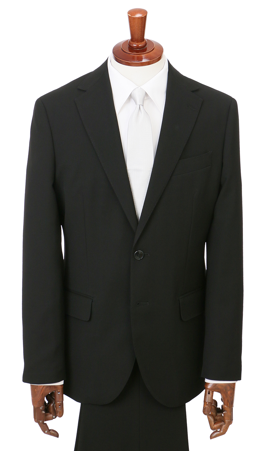 シングルスタンダードフォーマル【YA/A/AB/BE体】【Plastics Smart】 ブラック 体型:A体(標準型),号数(身長):4号(165cm)