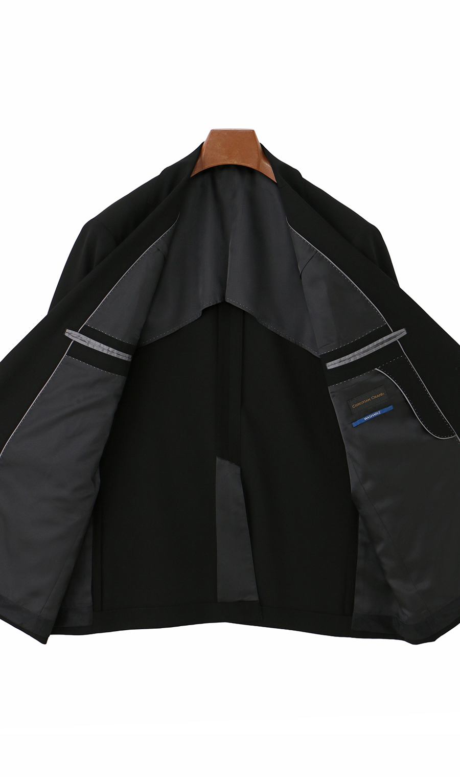 シングルスタンダードフォーマル【E/K体】【Plastics Smart】 ブラック 体型:E体(大きいサイズ),号数(身長):4号(165cm)