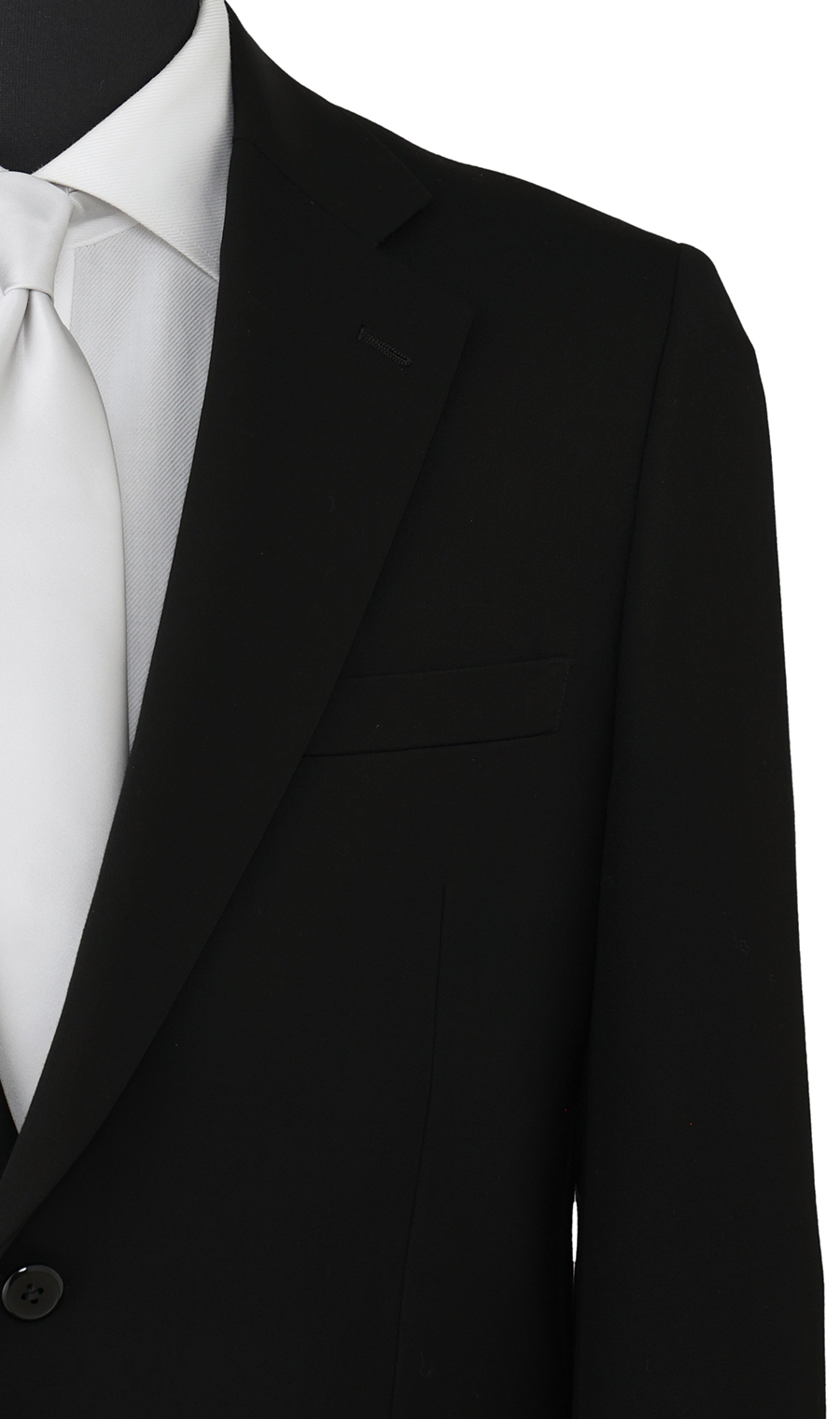 シングルスタンダードフォーマル【E/K体】【キング&トール】【濃染深色加工】【Plastics Smart】 ブラック 体型:E体(大きいサイズ),号数（身長）:3号(160cm)