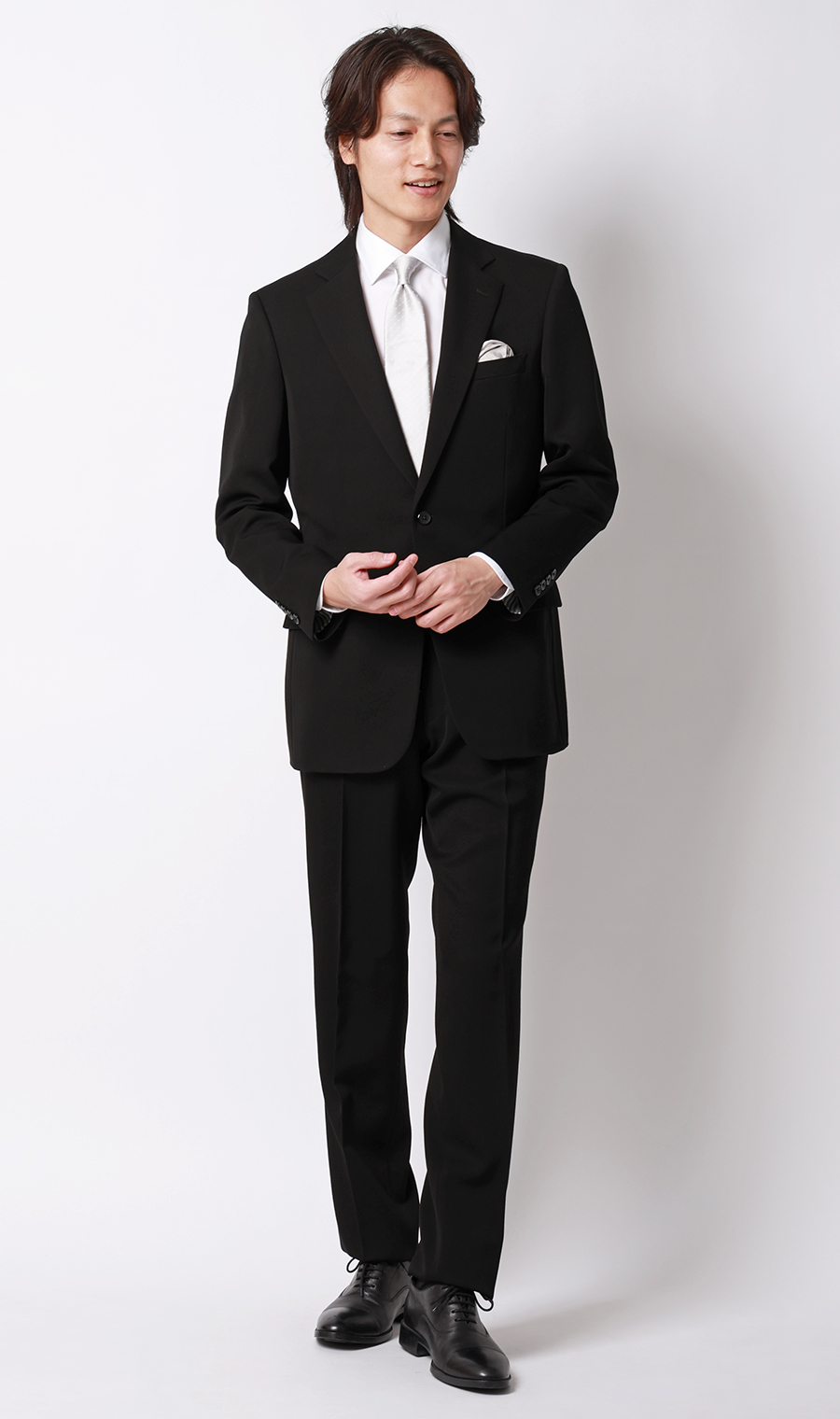 シングルスタンダードフォーマル【A/AB/BE体】【濃染深色加工】【Plastics Smart】 ブラック 体型:A体(標準型),号数（身長）:3号(160cm)