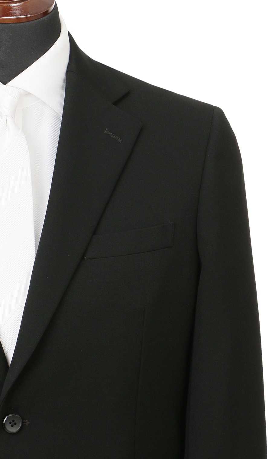 シングルスタンダードフォーマル【E体】【濃染深色加工】【Plastics Smart】 ブラック 体型:E体(大きいサイズ),号数（身長）:4号(165cm)