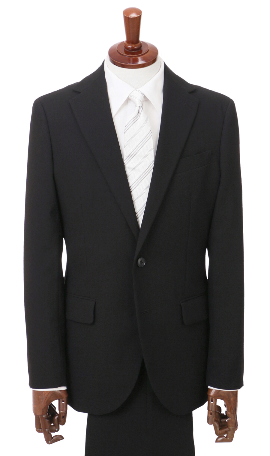 シングルスタンダードフォーマル【YA/A/AB/BE体】 ブラック 体型:YA体(スリム型),号数（身長）:3号(160cm)