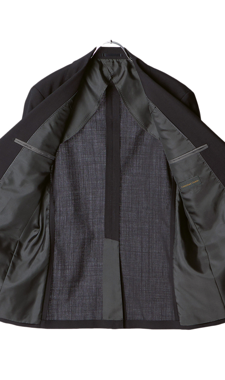 シングルスタンダードサマーフォーマル【E体】【清涼】【Plastics Smart】 ブラック 体型:E体(大きいサイズ),号数（身長）:4号(165cm)