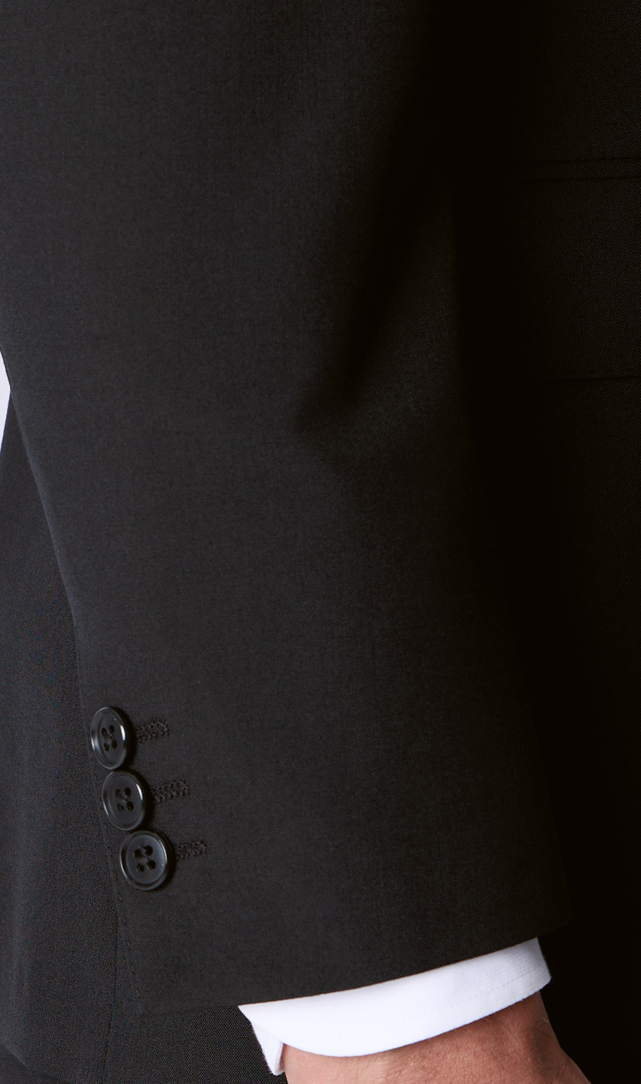 シングルスタンダードサマーフォーマル【YA/A/AB/BE】【清涼】【Plastics Smart】 ブラック 体型:A体(標準型),号数（身長）:3号(160cm)