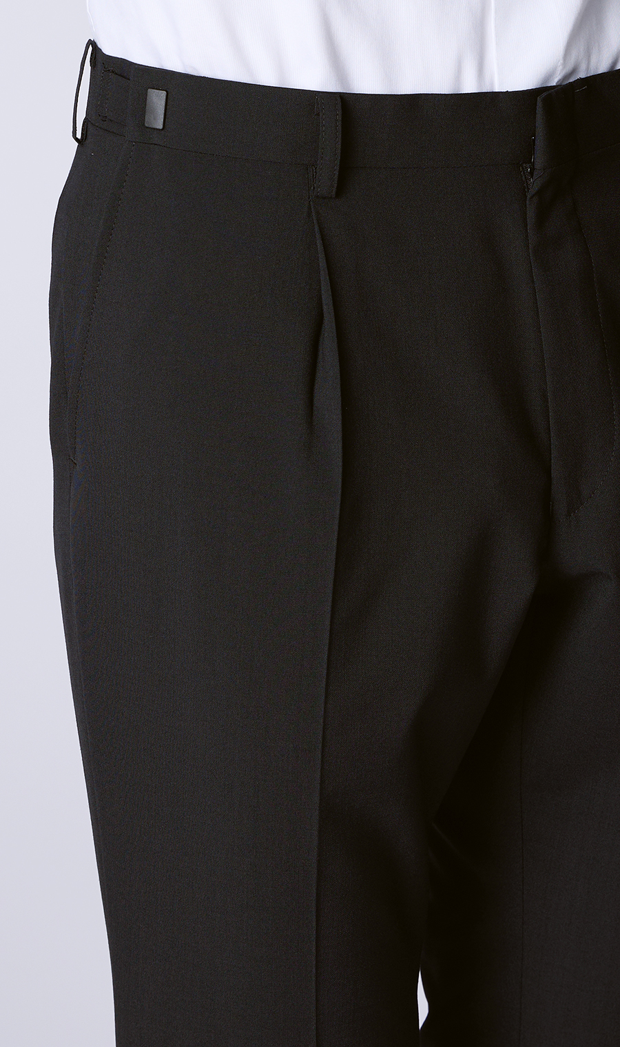 シングルスタンダードサマーフォーマル【YA/A/AB/BE】【清涼】【Plastics Smart】 ブラック 体型:A体(標準型),号数（身長）:3号(160cm)