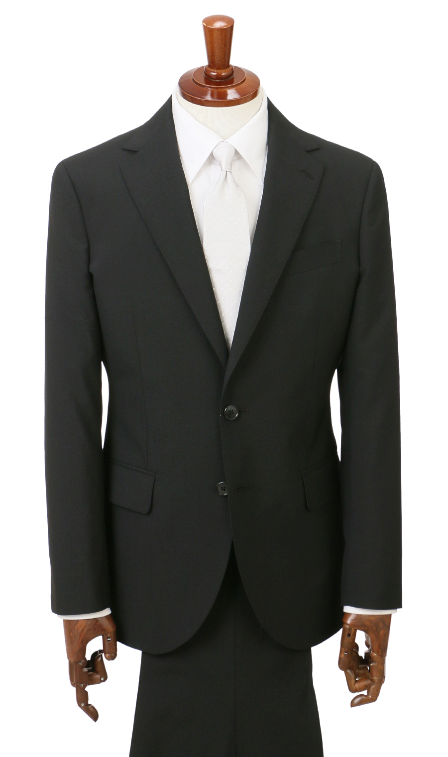 シングルスタンダードサマーフォーマル【YA/A/AB/BE】【清涼】【Plastics Smart】 ブラック 体型:A体(標準型),号数（身長）:3号(160cm)