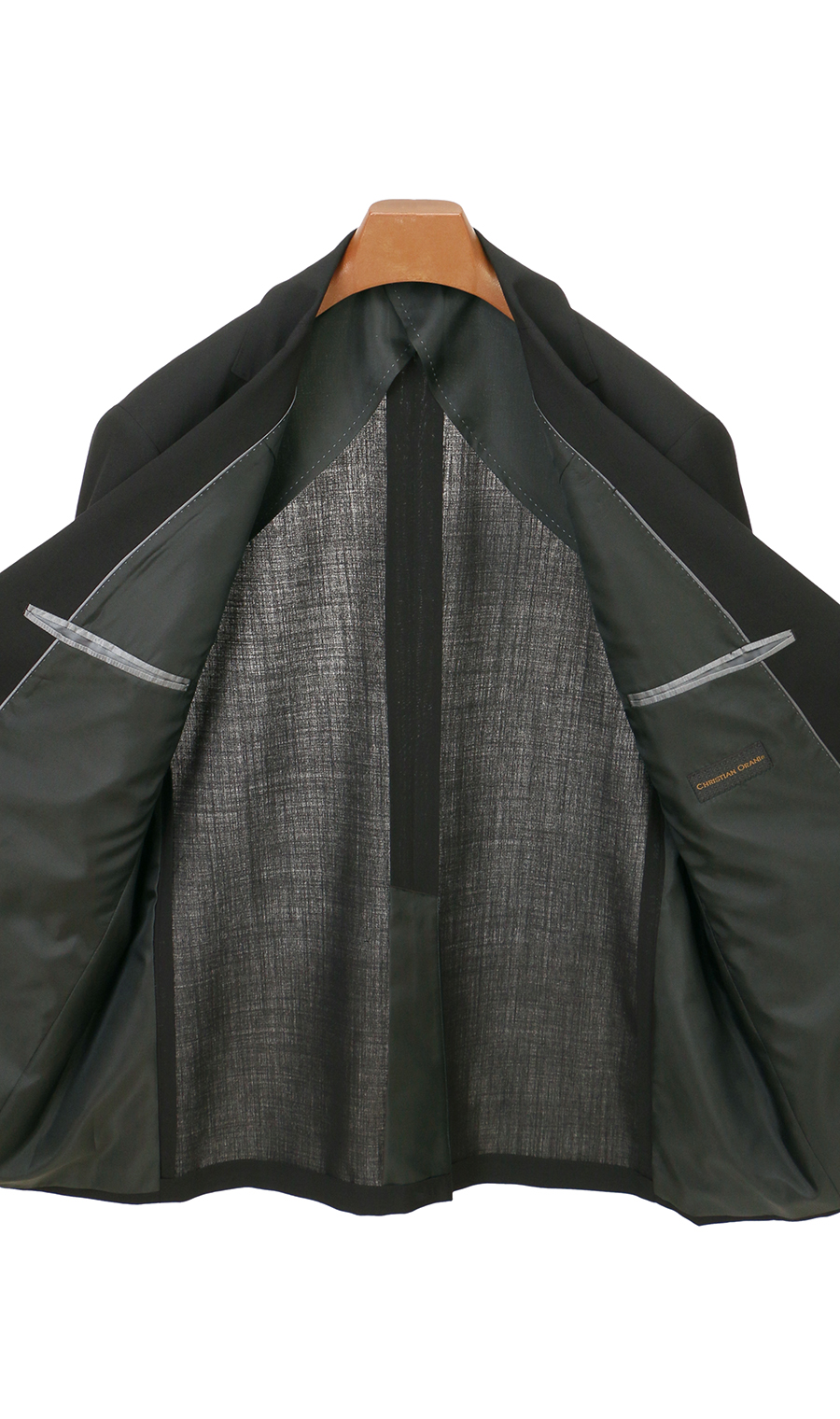 シングルスタンダードサマーフォーマル【E体】【清涼】【Plastics Smart】 ブラック 体型:E体(大きいサイズ),号数（身長）:5号(170cm)