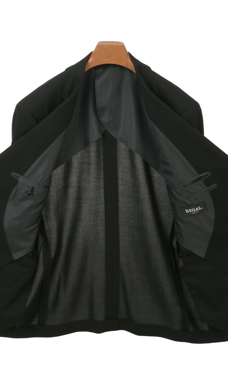 シングルスタンダードサマーフォーマル【E/K体】【清涼】 ブラック 体型:E体(大きいサイズ),号数（身長）:4号(165cm)