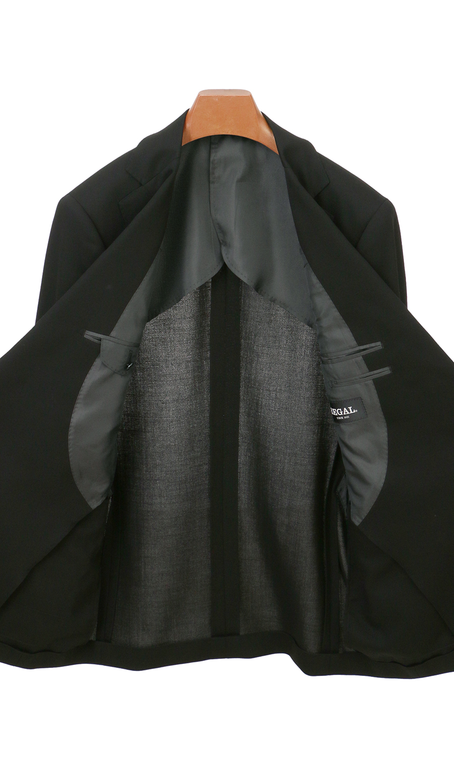 シングルスタンダードサマーフォーマル【A/AB/BE体】【清涼】 ブラック 体型:A体(標準型),号数（身長）:4号(165cm)