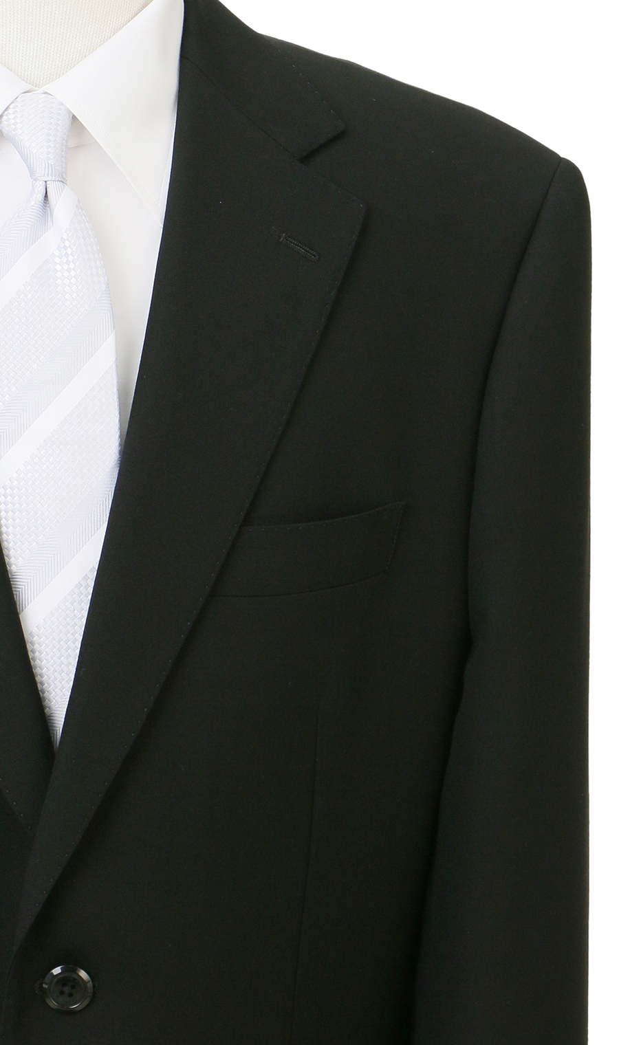シングルスタンダードサマーフォーマル【A/AB/BE体】【清涼】【DORMEUIL】 ブラック系 体型:A体(標準型),号数（身長）:6号(175cm)