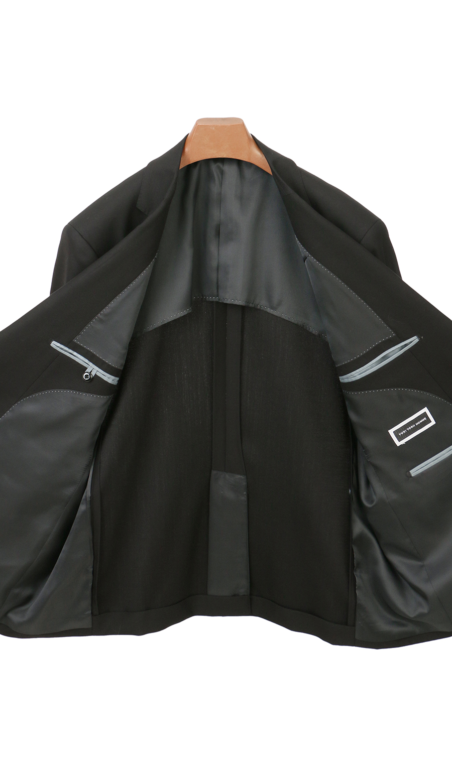 シングルスタンダードフォーマル【E/K体】【キング&トール】【Plastics Smart】 ブラック 体型:E体(大きいサイズ),号数(身長):4号(165cm)