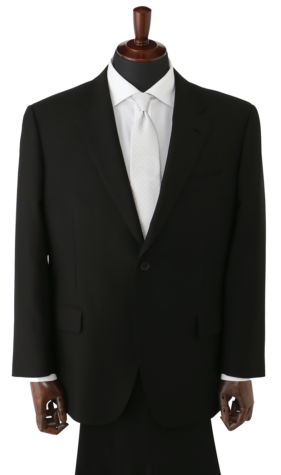 シングルスタンダードフォーマル【E/K体】【キング&トール】【Plastics Smart】 ブラック 体型:E体(大きいサイズ),号数（身長）:5号(170cm)