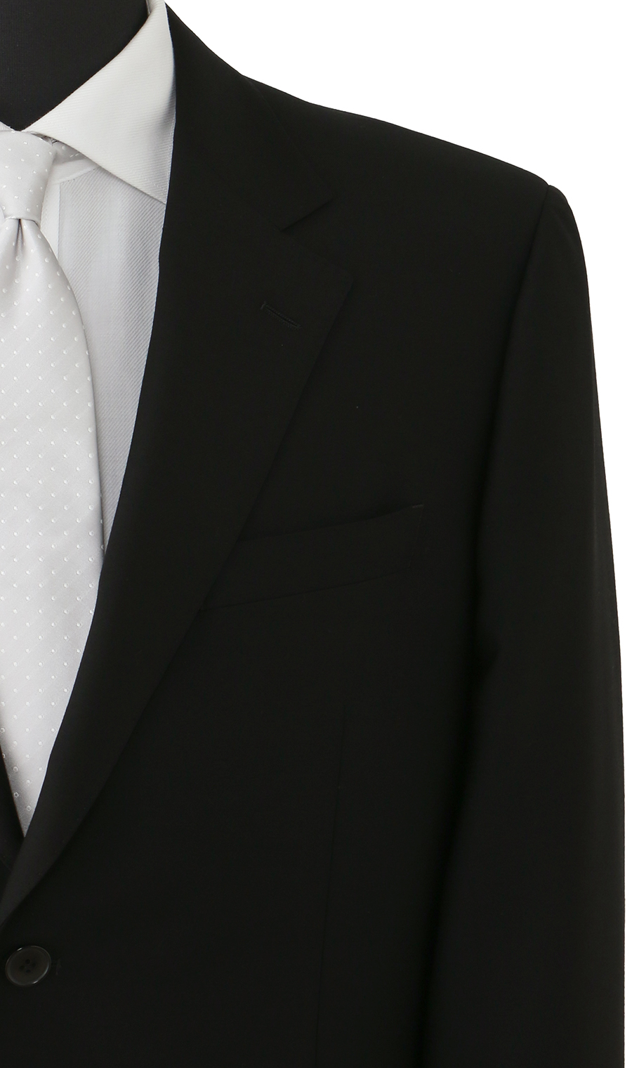 シングルスタンダードフォーマル【E/K体】【キング&トール】【Plastics Smart】 ブラック 体型:E体(大きいサイズ),号数（身長）:5号(170cm)