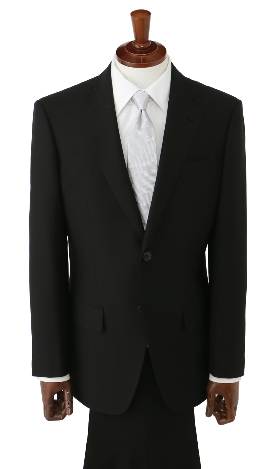 シングルスタンダードフォーマル【A/AB/BE体】【Plastics Smart】 ブラック 体型:A体(標準型),号数(身長):3号(160cm)