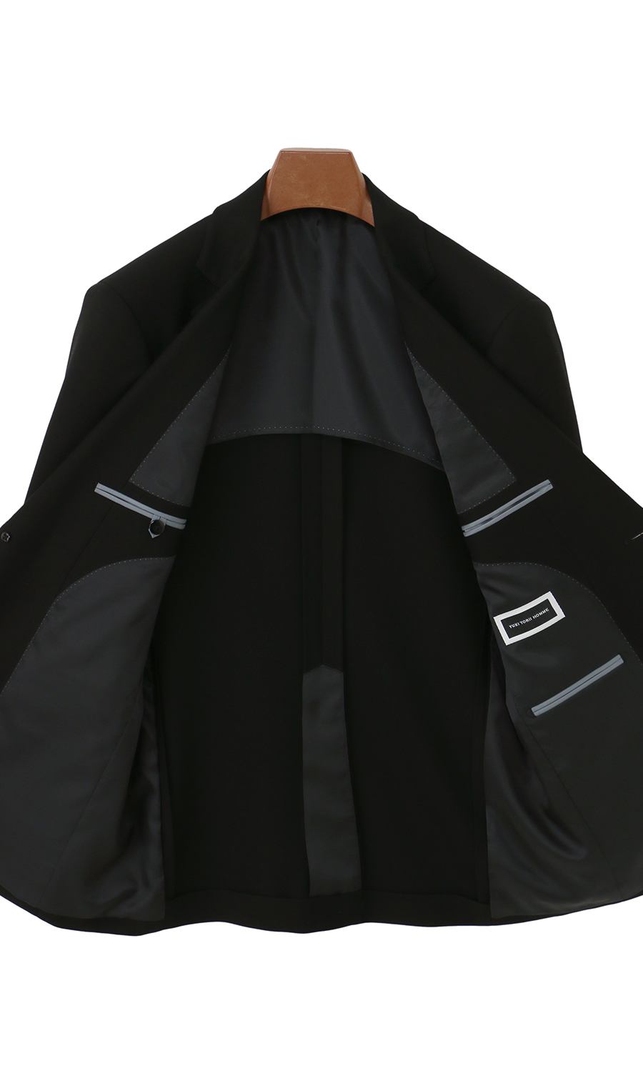 シングルスタンダードフォーマル【A/AB/BE体】【Plastics Smart】 ブラック 体型:A体(標準型),号数(身長):3号(160cm)