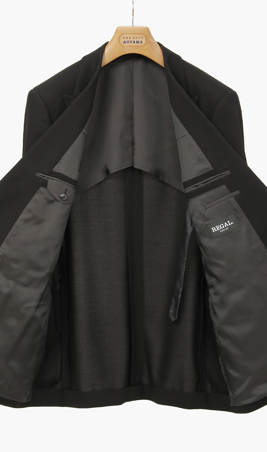 ダブルスタンダードフォーマル【清涼】【トール】 ブラック 体型:A体(標準型),号数（身長）:9号(190cm)