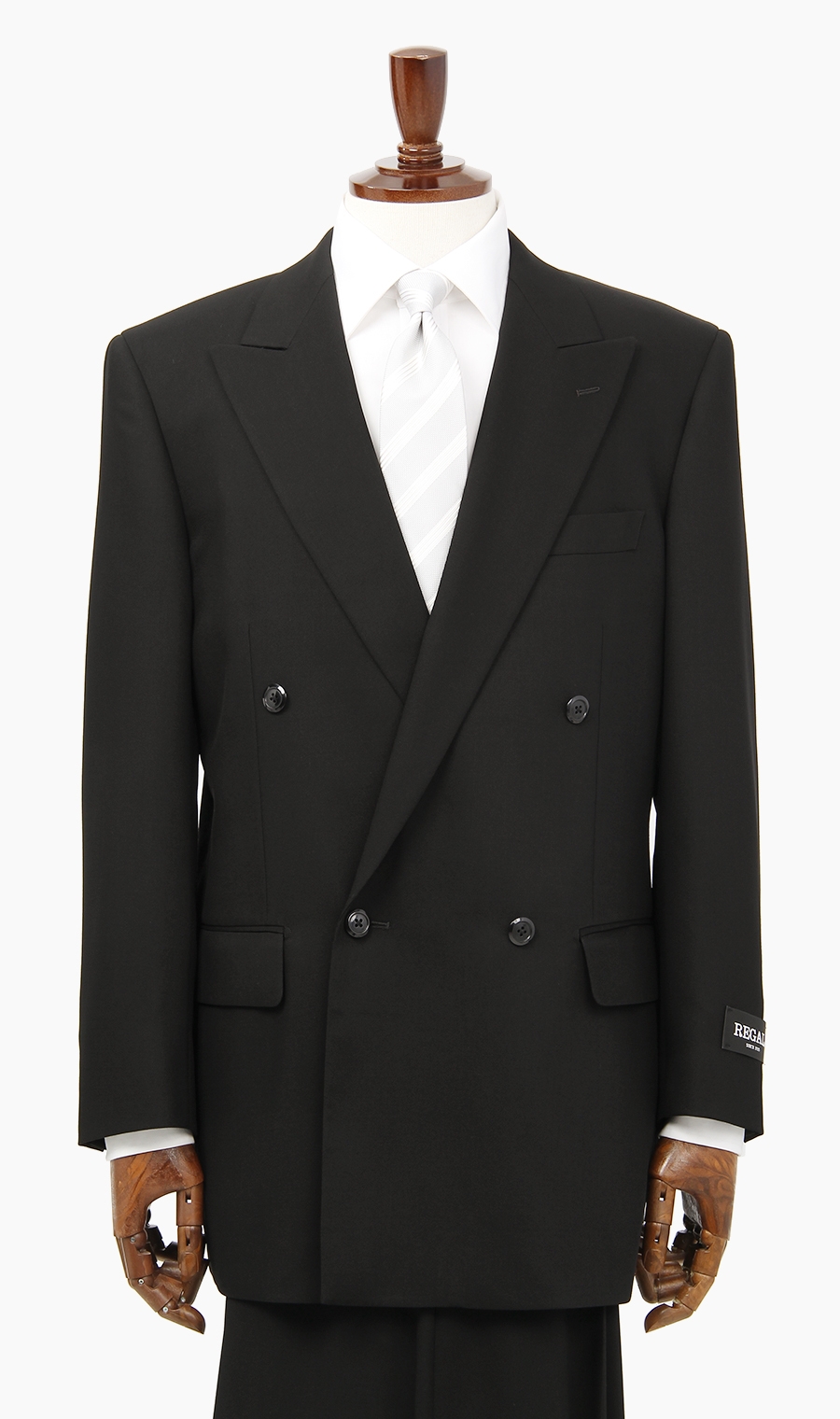 ダブルスタンダードフォーマル【清涼】【トール】 ブラック 体型:AB体(がっちり型),号数（身長）:9号(190cm)