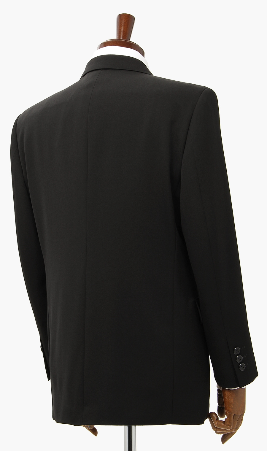 ダブルスタンダードフォーマル【スモール】【御幸毛織】 ブラック 体型:BE体(ゆったり型),号数（身長）:2号(155cm)