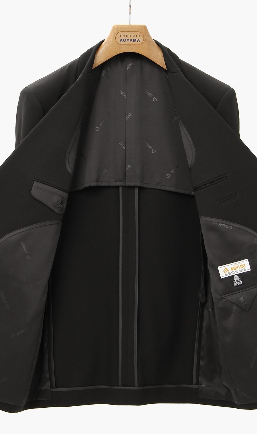 ダブルスタンダードフォーマル【スモール】【御幸毛織】 ブラック 体型:BE体(ゆったり型),号数（身長）:2号(155cm)